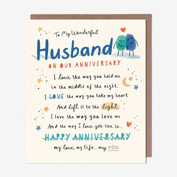 Husband Anniversary Card