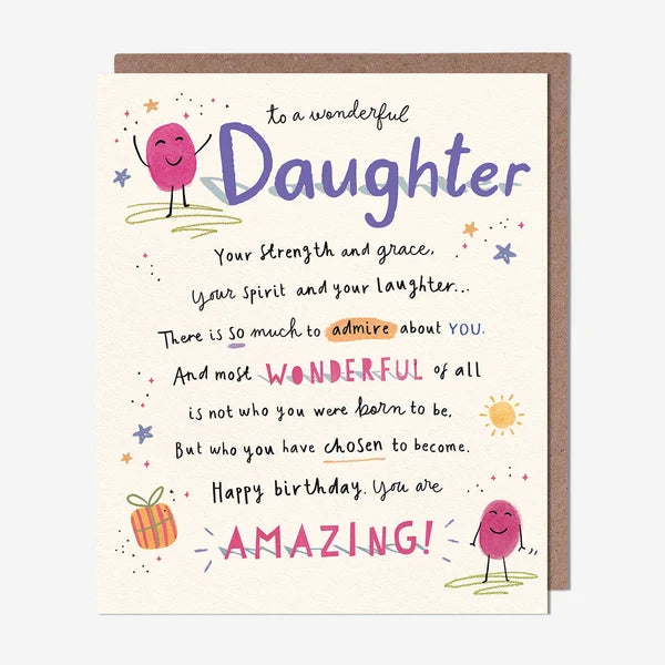 Daughter Birthday Card