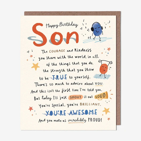 Son Birthday Card