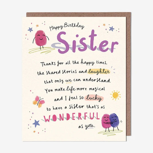 Sister Birthday Card