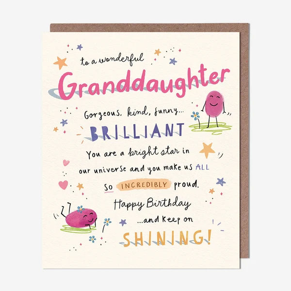 Granddaughter Birthday Card