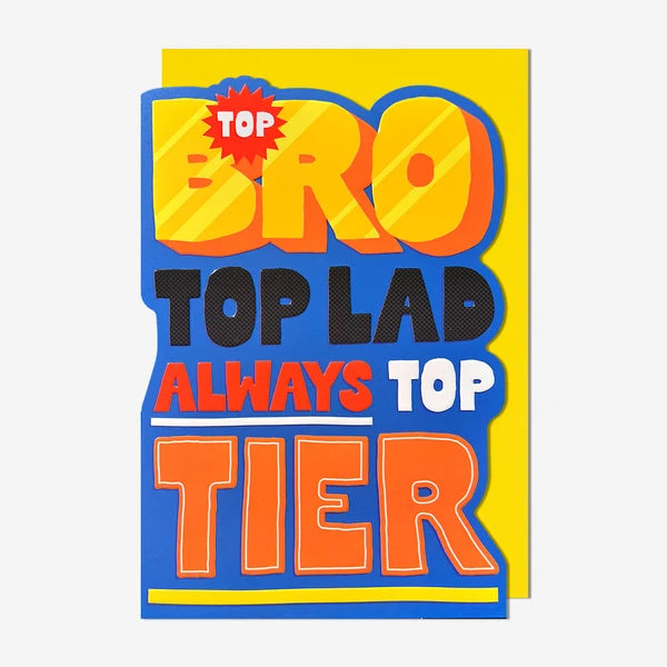Brother Birthday Card