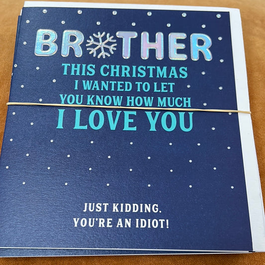Brother Christmas Card - Pigment