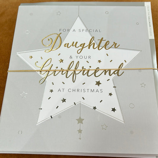 Daughter & Girlfriend Christmas Card - Hallmark