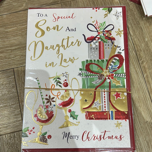Son & DIL Christmas Card - Javelin