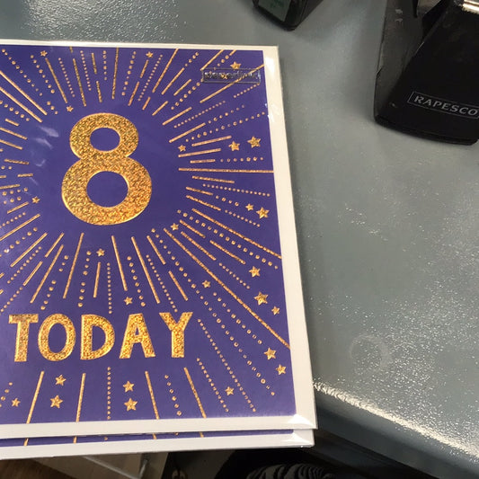 8th Birthday Card - Paperlink- firecracker