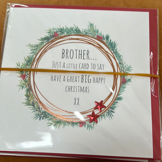 Brother Christmas Card - Tracey Russell