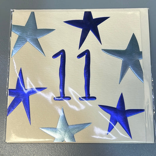 11 Birthday Card - WJB