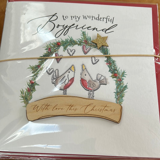 Boyfriend Christmas Card - Tracey Russell