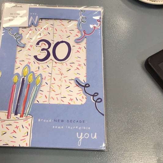 30th Son Birthday Card - Hallmark