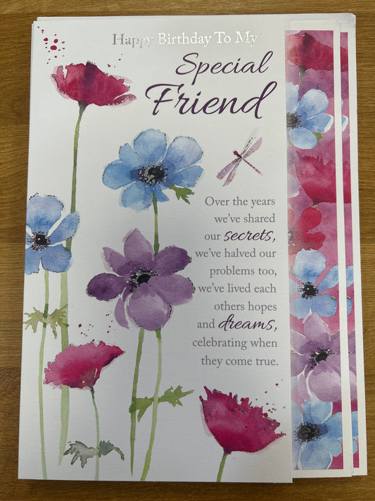 Friend Birthday Card - Words 'n' Wishes