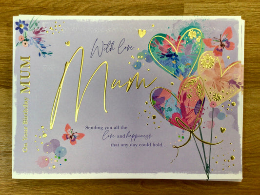 Mum Birthday Card - Words 'n' Wishes