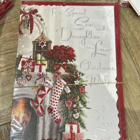 Son & DIL Christmas Card - Javelin