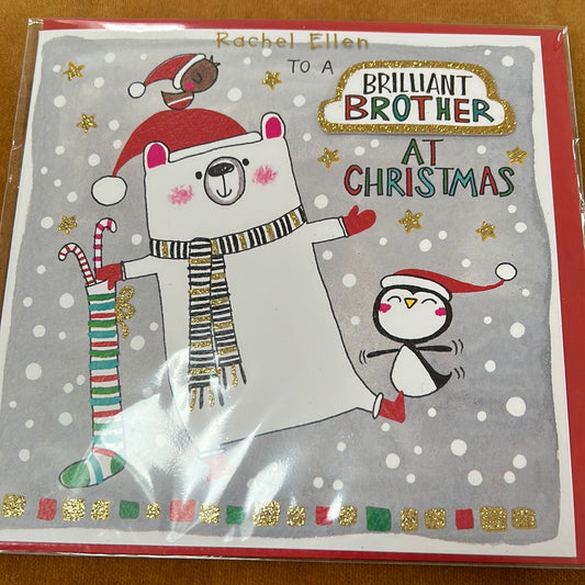 Brother Christmas Card - Rachel Ellen