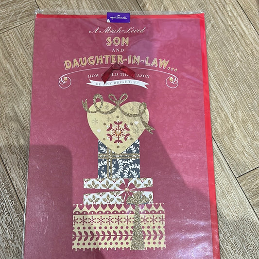 Son & DIL Christmas Card - Hallmark