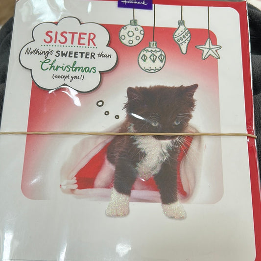 Sister Christmas Card - Hallmark
