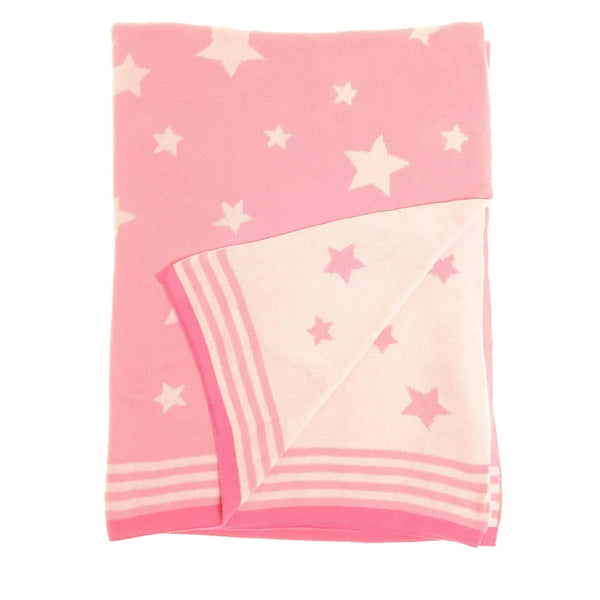 Ziggle Pink Stars Blanket