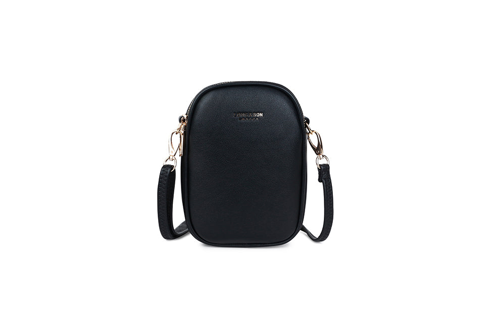 Small Black Crossbody Bag for Essentials