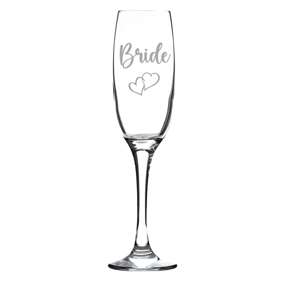 Personalised Bride Champagne Flute | Sweet P Unique Wedding and Hen Party Gift