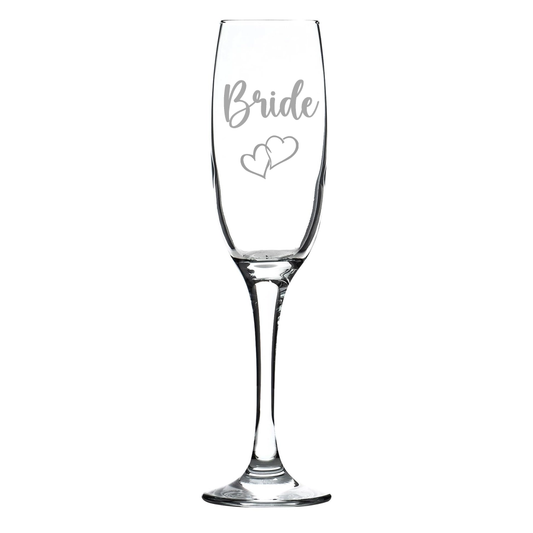 Personalised Bride Champagne Flute | Sweet P Unique Wedding and Hen Party Gift