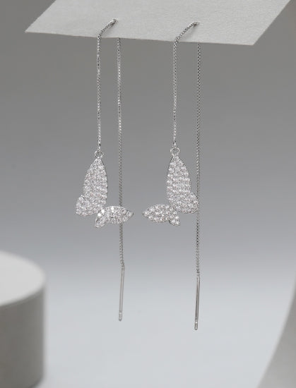 Butterfly Dangling Drop Earrings