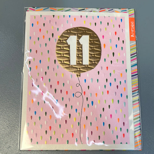 11 Birthday Card - Papersalad