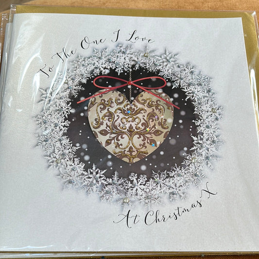 One I Love Christmas Card - WJB