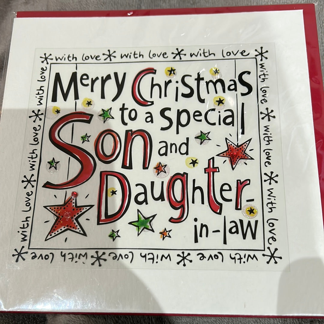 Son & DIL Christmas Card - BES
