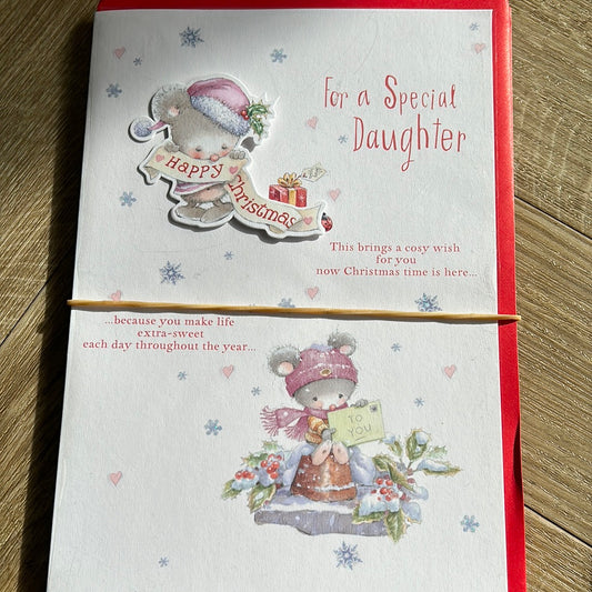 Daughter Christmas Card - Hallmark