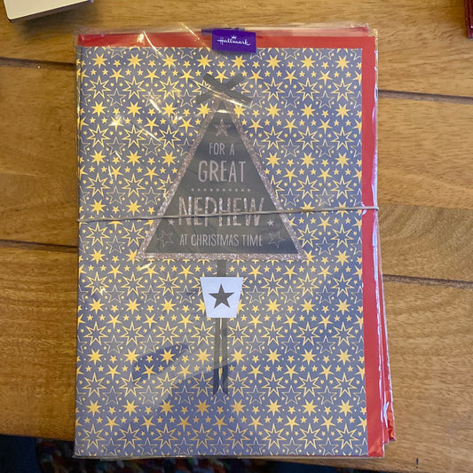 Nephew Christmas Card - Hallmark
