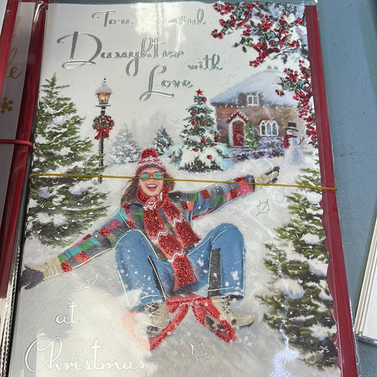 Daughter Christmas Card - Javelin