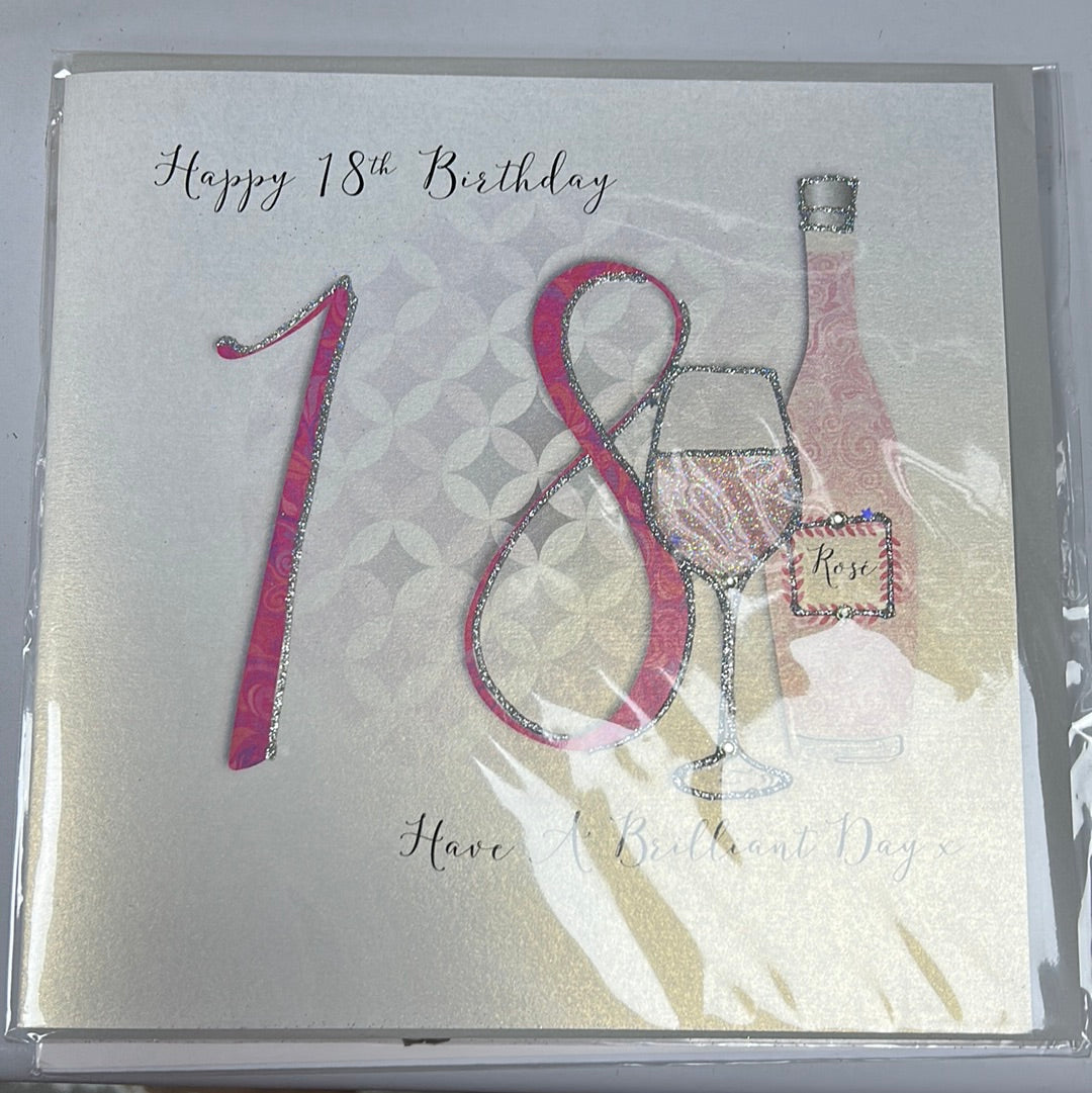 18 birthday card - WJB