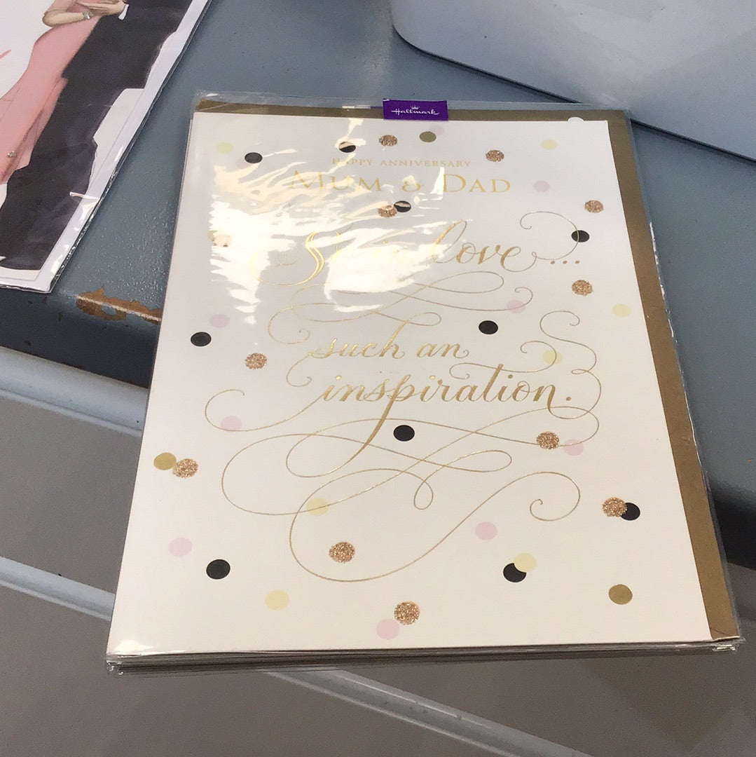 Mum&Dad anniversary hallmark