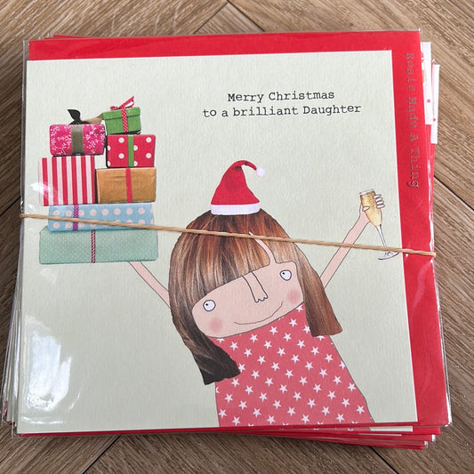 Daughter Christmas Card - Rosie