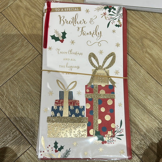 Brother & Family Christmas Card - CC