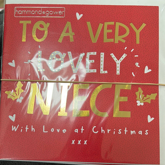 Niece Christmas Card - HG