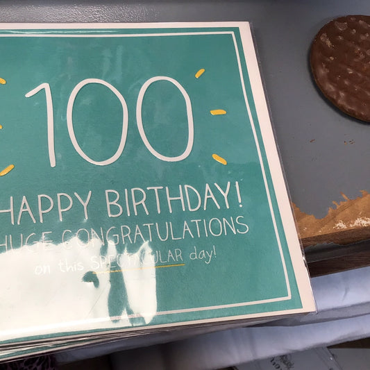 100th Birthday Card - Pigment - Happy Jackson