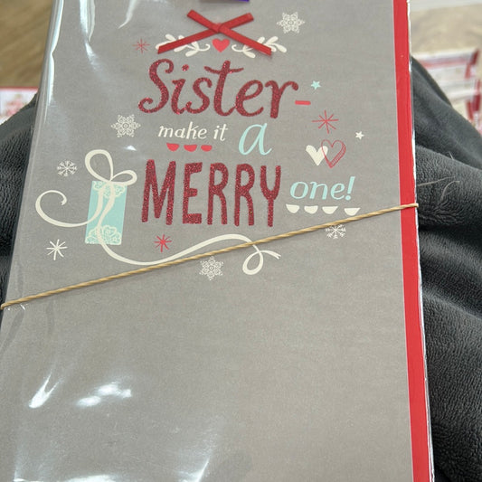 Sister Christmas Card - Hallmark