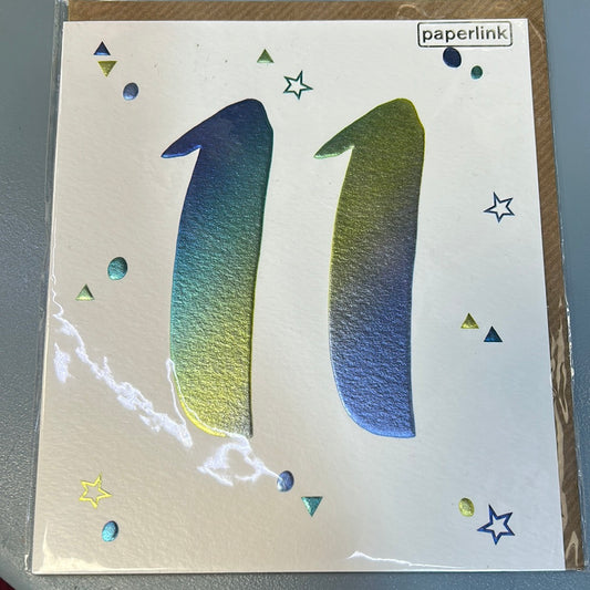11 Birthday Card - Paperlink
