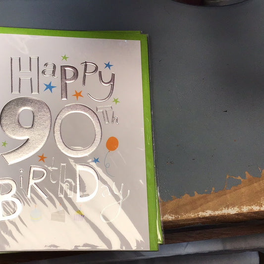 90th Birthday Card - Paperlink- Noodles