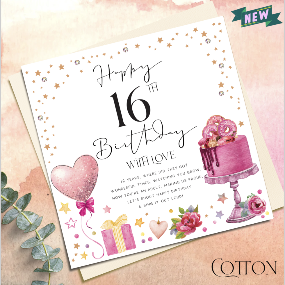 Happy 16th Birthday with love