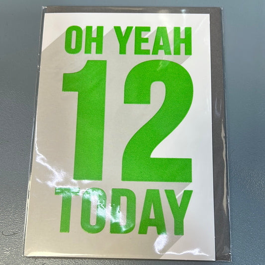 12 Birthday Card - Paperlink