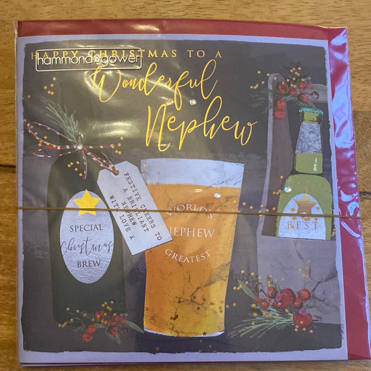 Nephew Christmas Card - Hammond Gower