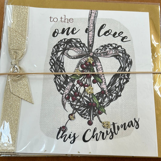 One I Love Christmas Card - Tracey Russell