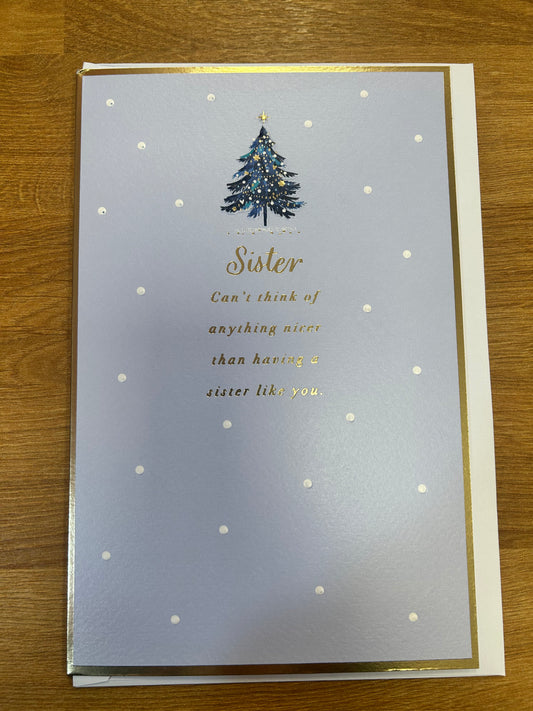 Sister Christmas Card