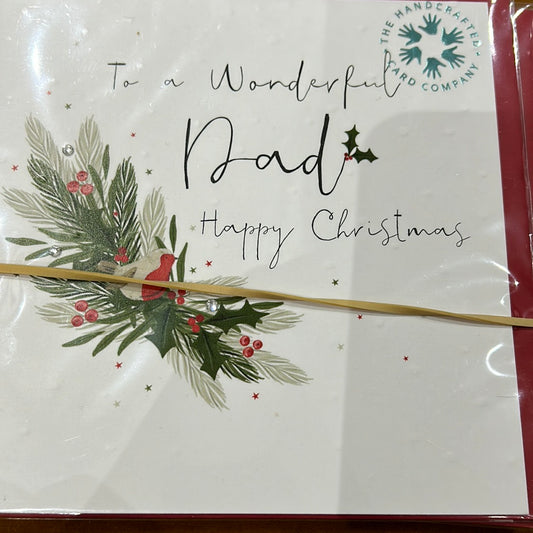 Dad Christmas Card - Handcrafted Card Co