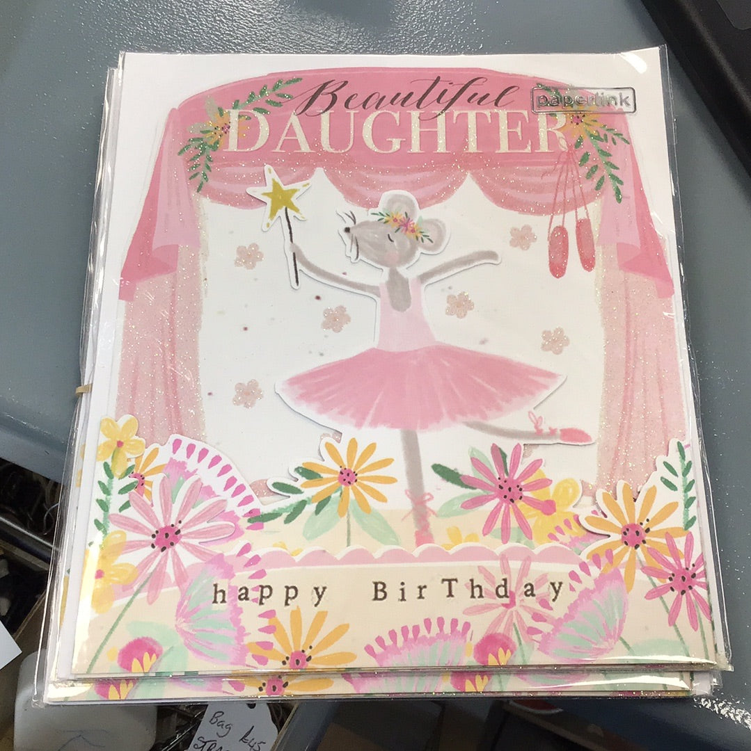 Daughter Birthday Card - Paperlink- Hopscotch