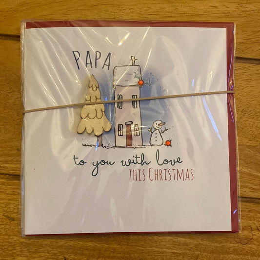 Papa Christmas Card - Tracey Russell