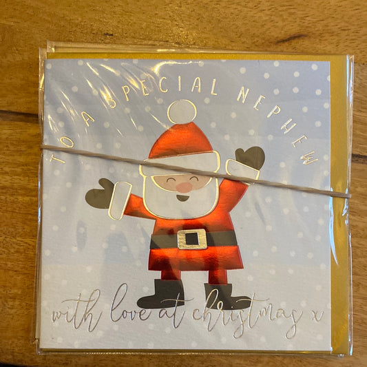 Nephew Christmas Card - Wendy Jones-Blackett