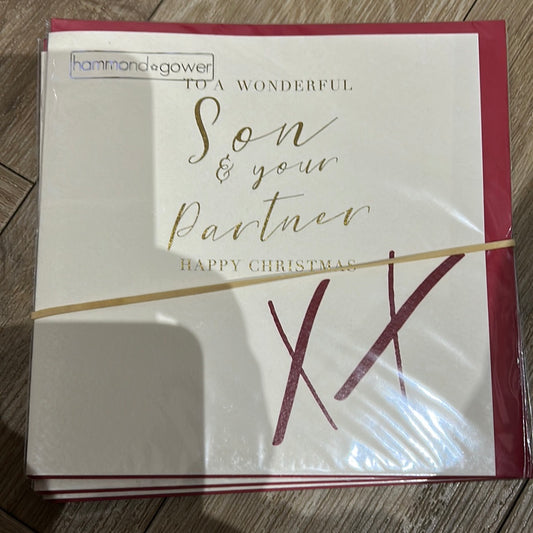Son & Partner Christmas Card - HG